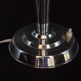 French Art Deco Chrome Mushroom Lamp