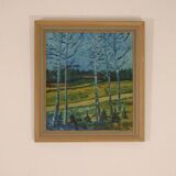 Paysage aux bouleaux par Thorp