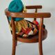 Chaise en bois enfant Baumann vintage