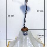 Suspension en verre de Murano, 70'