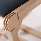 Une paire de chaises architecturales, Danemark 1990