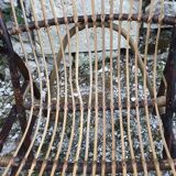 Pair of rattan armchairs