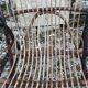 Pair of rattan armchairs