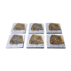 Lot de 6 dessous de verres brutalistes par Art3, 1970