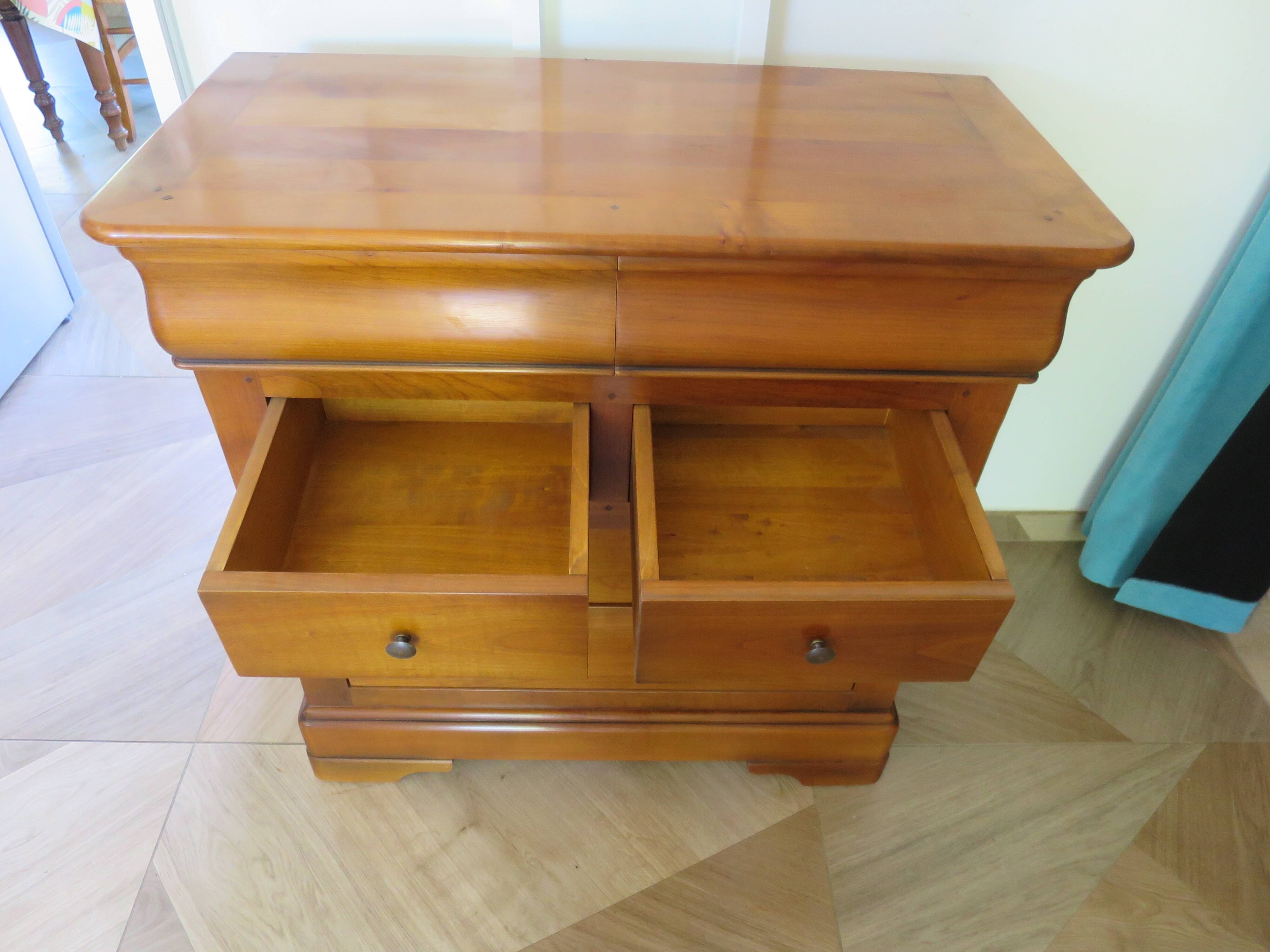 Small entrance cabinet-sideboard-dresser-Louis Philippe-6 drawers