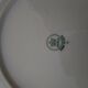 6 assiettes plates en porcelaine Kahla made in GDR motif fleurs bleues diam 23,5 cm