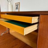 Vintage Danish Highboard teak and oak