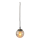 Vintage small Raak seeded glass hanging lamp