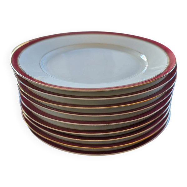 assiettes plates  – Le Grand Dépôt Émile Bourgeois Circa 1900