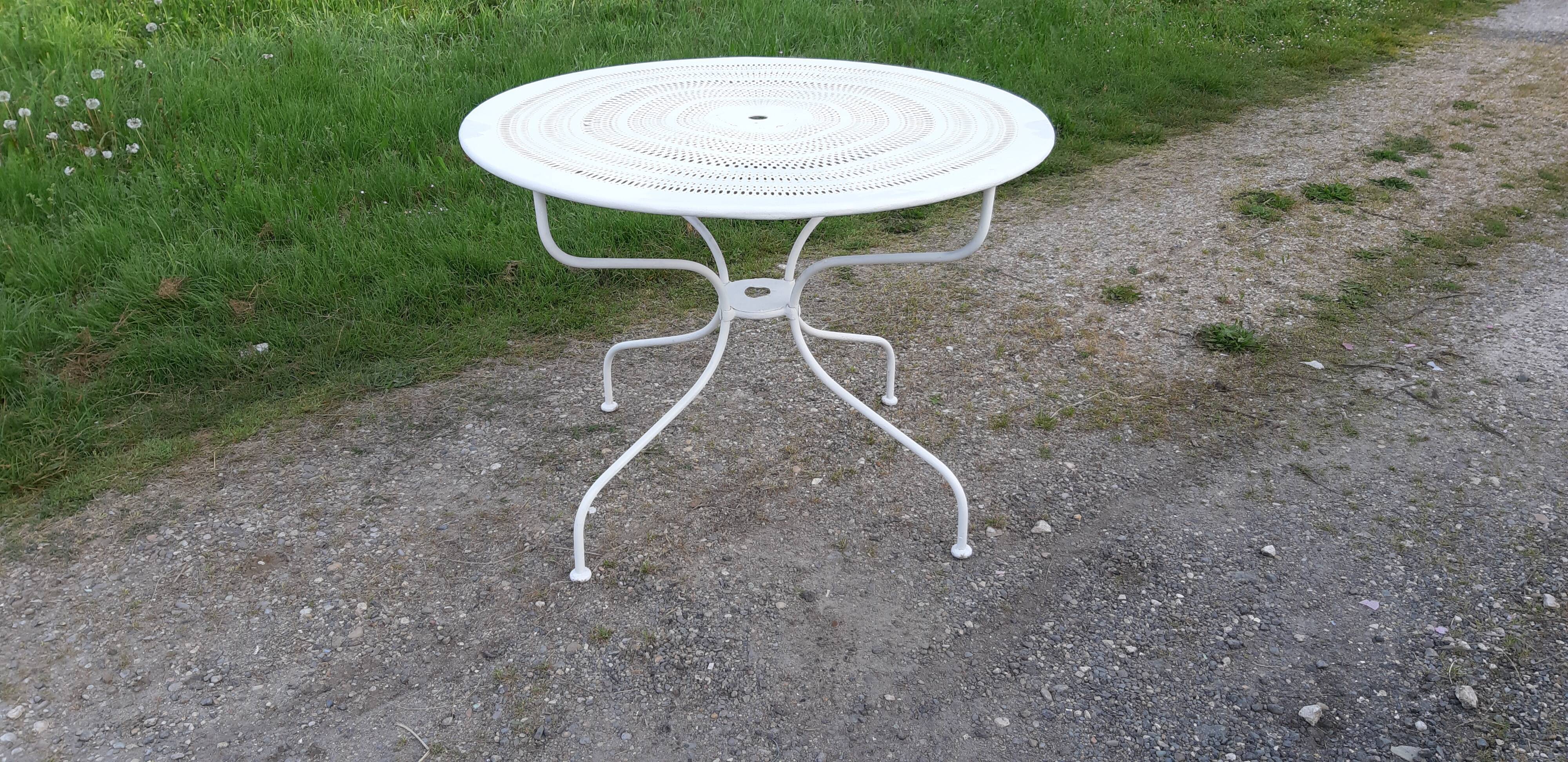 Wrought Iron Garden Table 1900