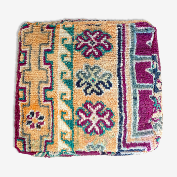 Pouf marocain berbère en laine