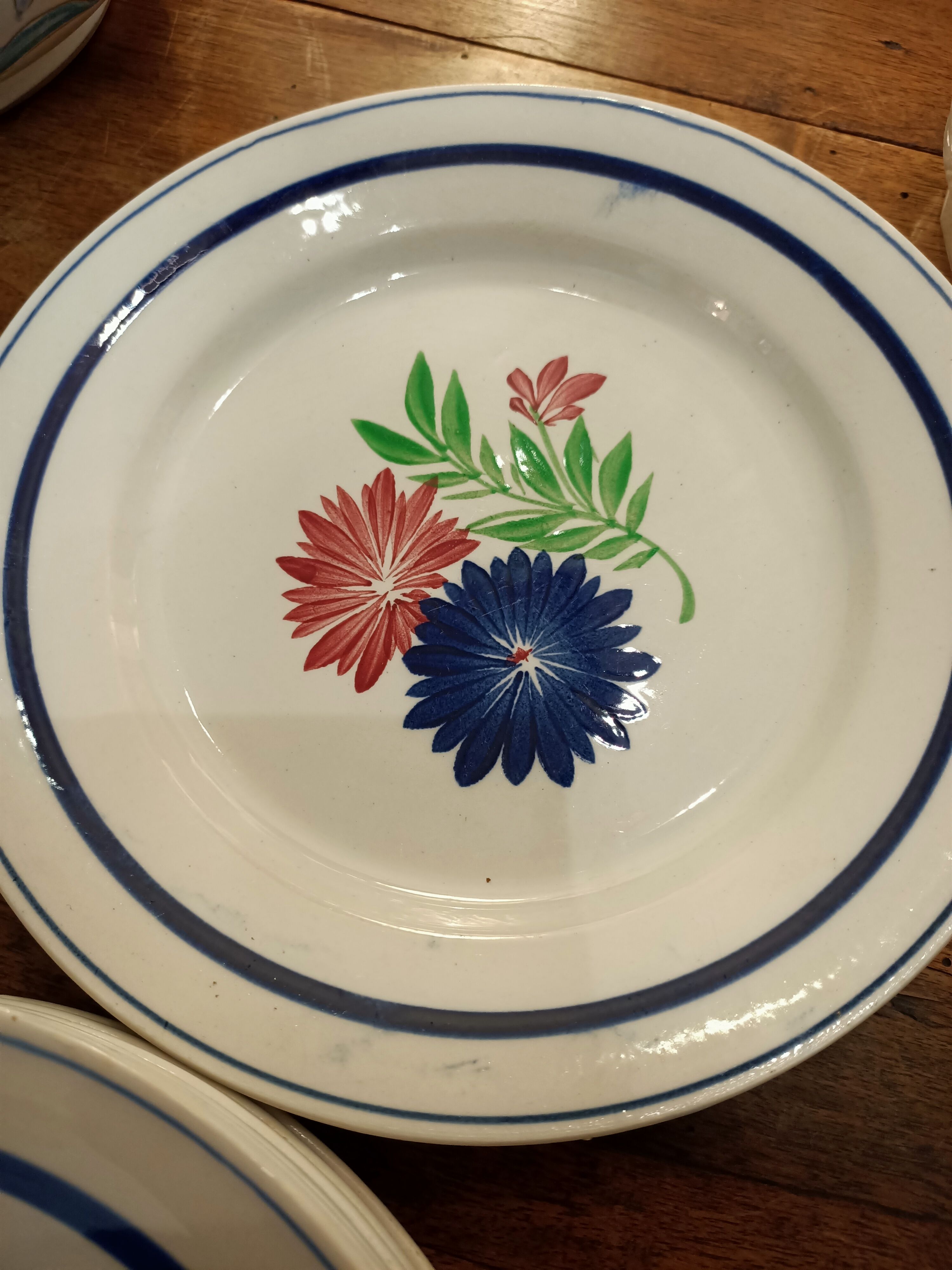 Flowered plates