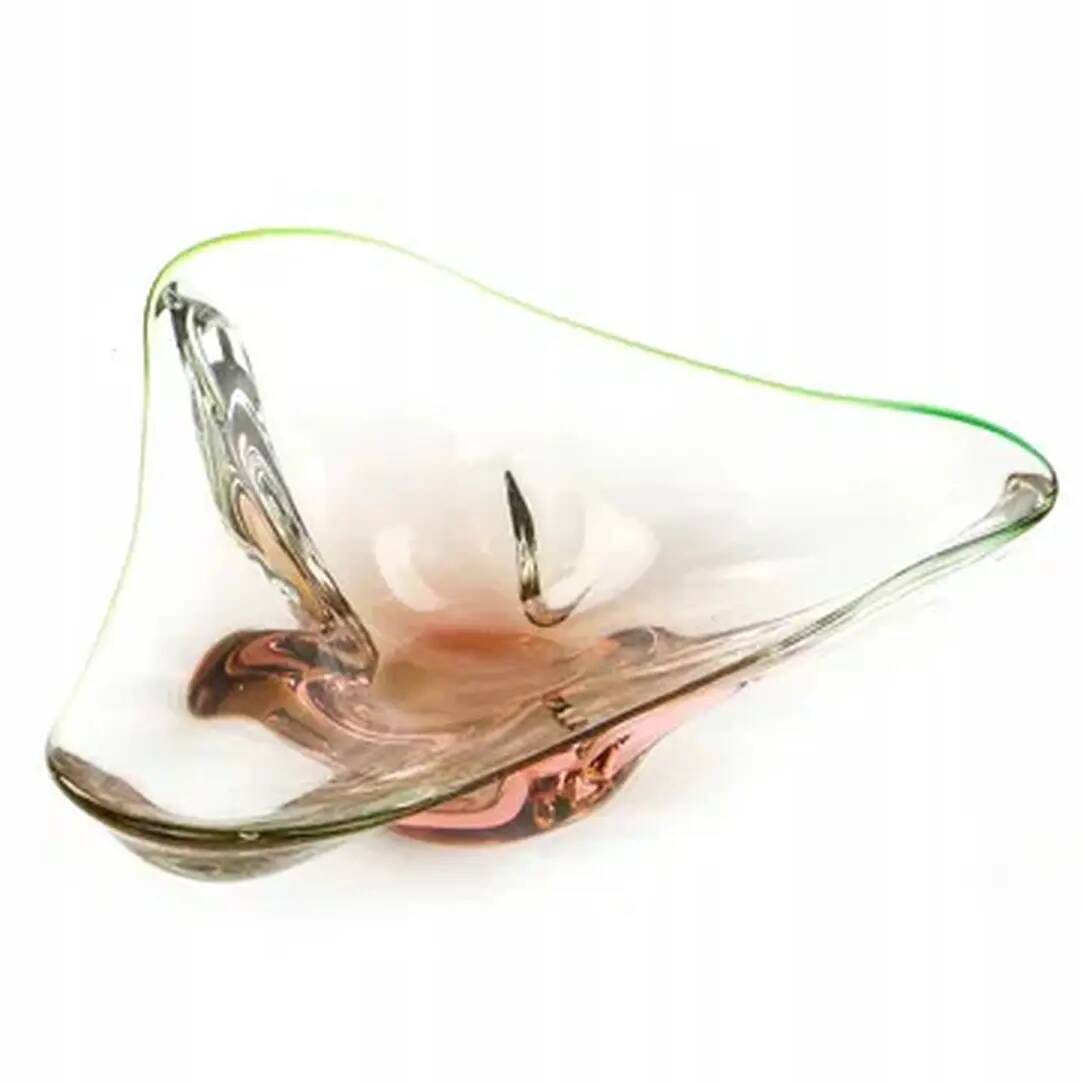 Coupe à fruit en verre, conçu par J. Hospodka, Tchécoslovaquie, années 1960.
