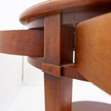 Pedestal table / Side table with Four drawers 20th