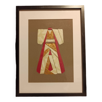 Paper folding art frame