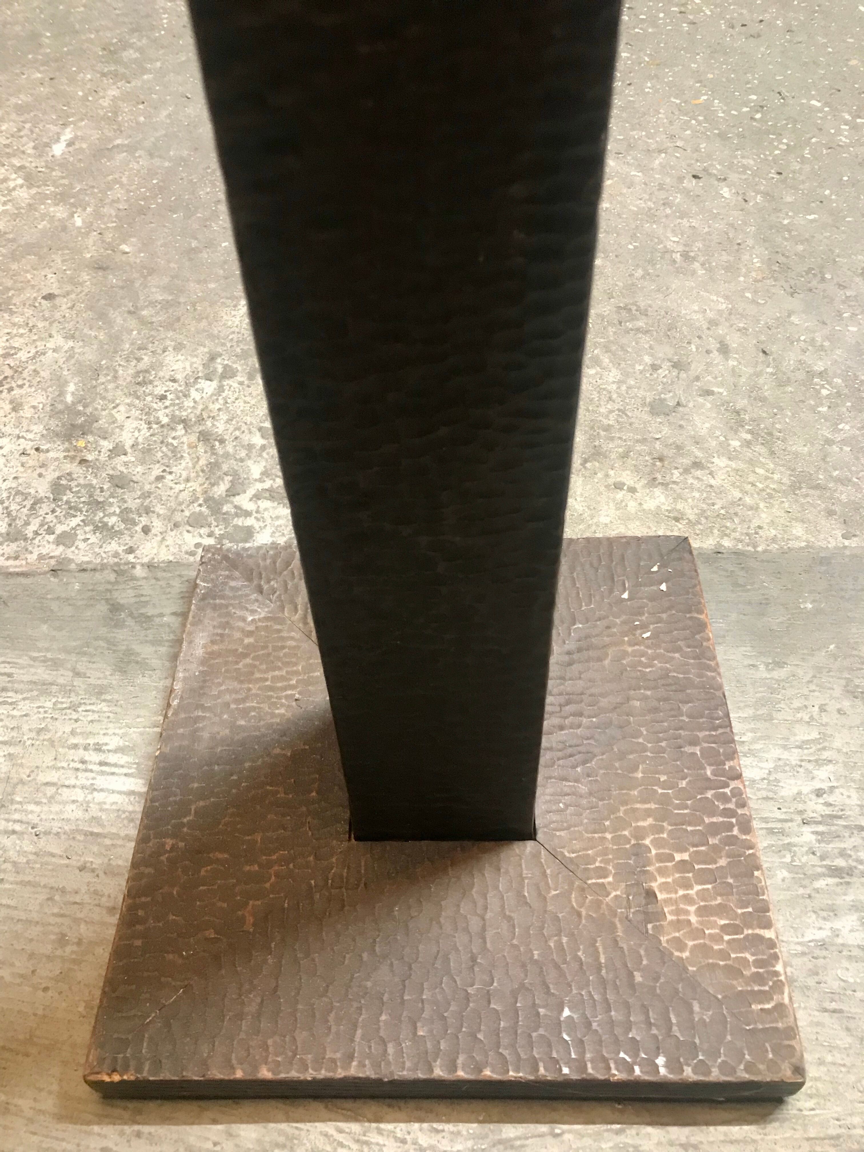 Brutalist style floor lamp