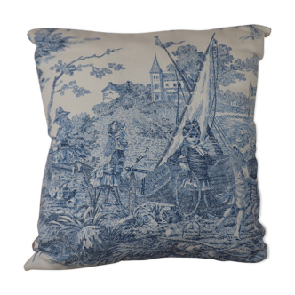 Jouy's canvas cushion