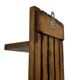 vintage wall shelf plant support, decoration oak wood