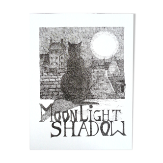 "Moonlight shadow" encre de chine