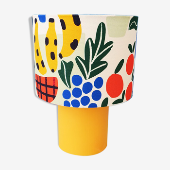 Lamp & tutti-frutti lampshade