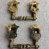 Articulated bronze handles