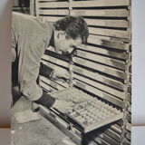 Silver photo printing circa 1970
