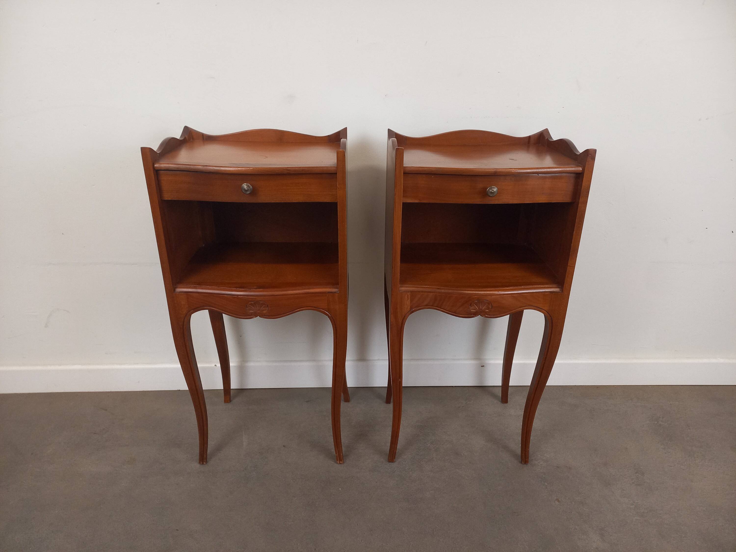 Pair of Louis XV style bedside tables