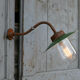Applique lampe de cour col de cygne extérieur