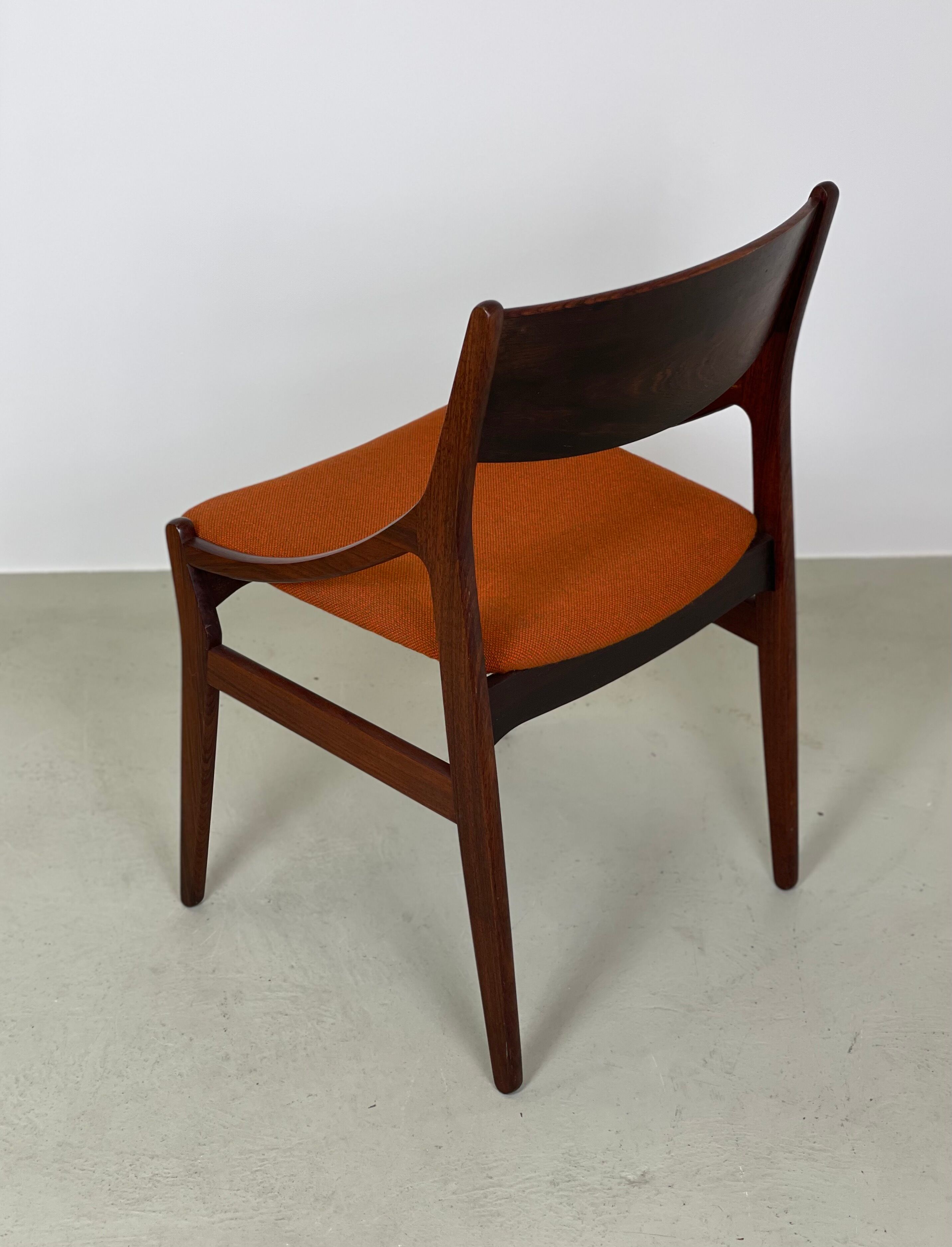 Dining chair in rosewood by Vestervig Eriksen, 1960s