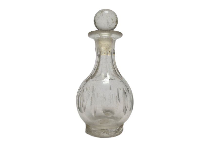 Antique Biedermeier carafe, Austria, 1890s