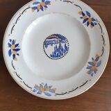 Set of 3 longwy plates