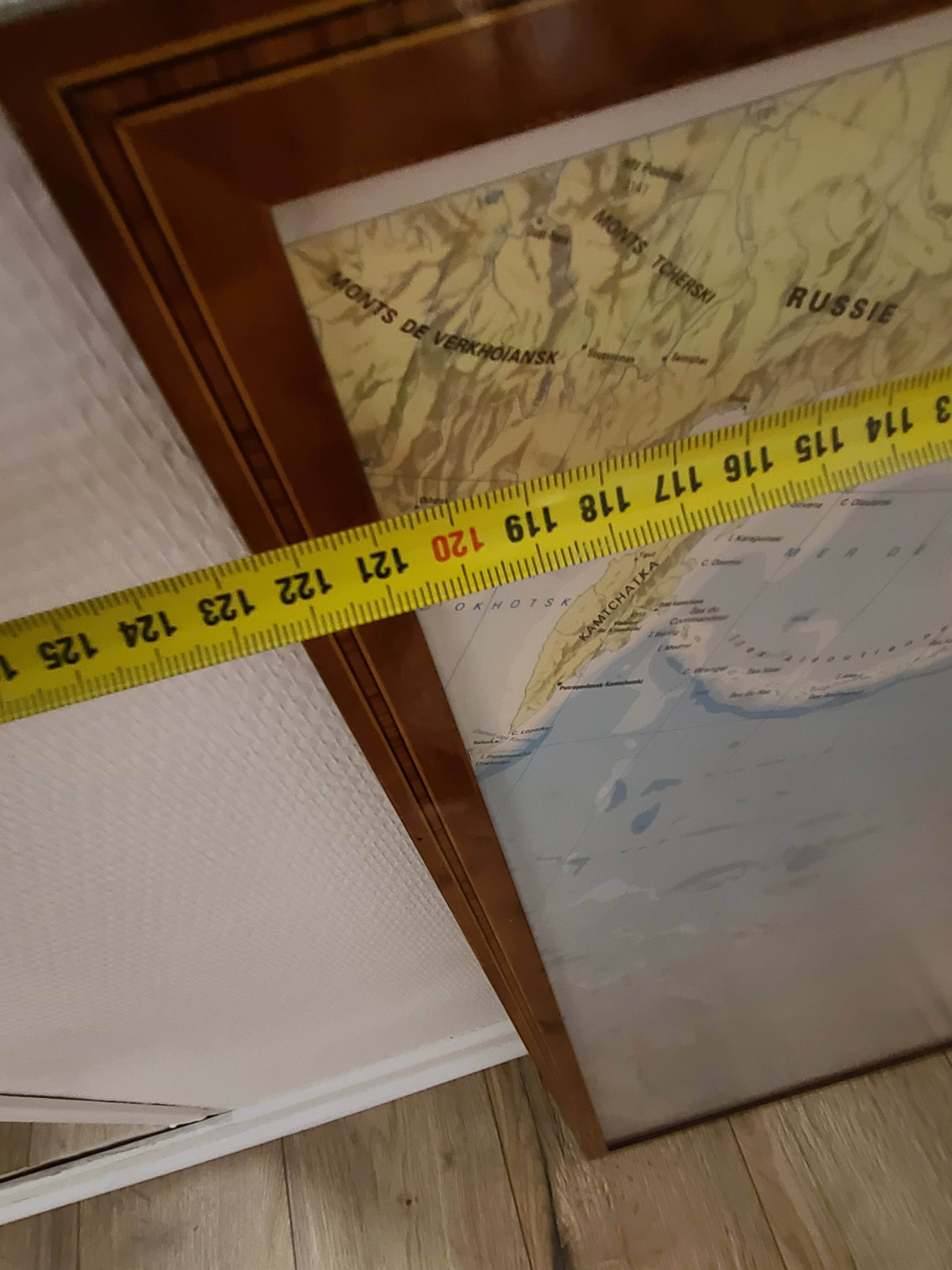 Decorative Framed World Map