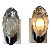 Pair of Wall Lamps by Oscar Torlasco for Stilkronen, Italy, 1970s