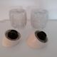 Pair of appliques bo - niko design belgium vintage