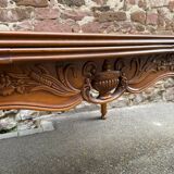 Spectacular French extending table Louis XV style vintage 1980 rococo Provence 260cm