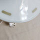 Vintage 60s collector's table lamp mushroom shaped white plastic