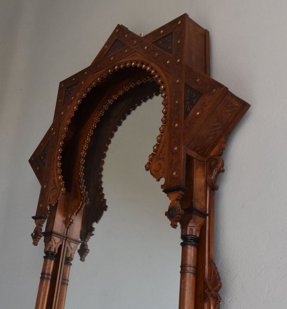 Syrian console and its mirror time late XIXth