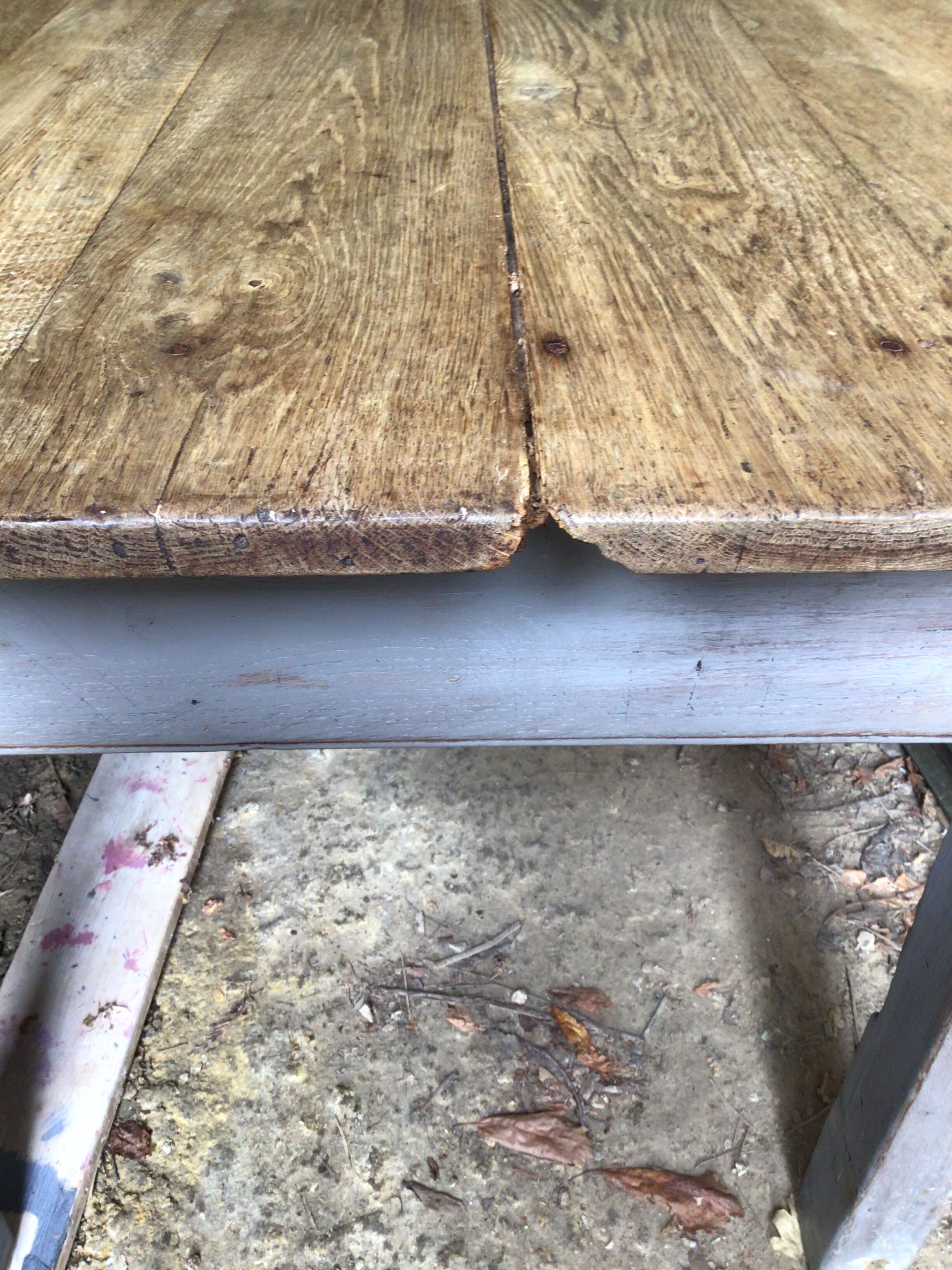 Oak farmhouse table 1m94