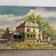 "Lioujas School", Aveyron, oil on canvas signed L Durand 1957