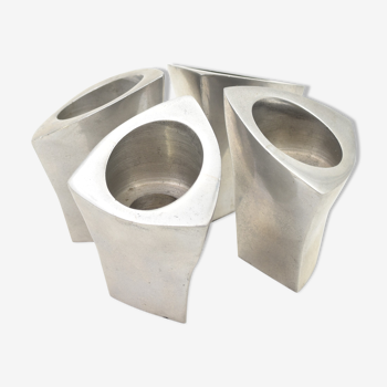 Aluminium design candle holders