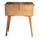 Wooden sewing worker/furniture with compass feet