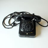 Téléphone des années 1930, bakelite