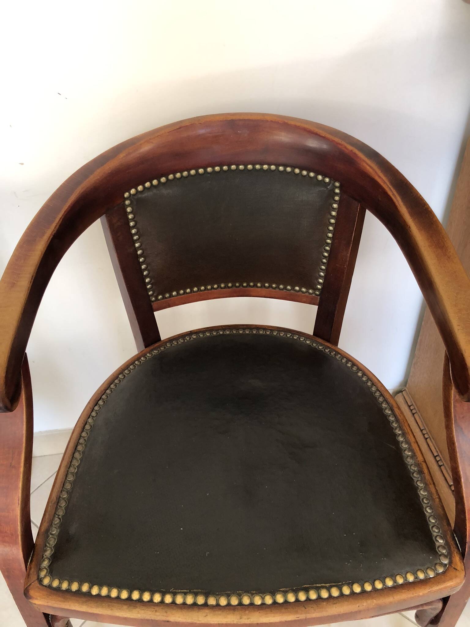 Pair of Fischel armchairs 1900