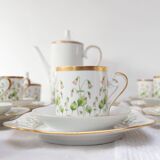 Hackefors "Linnea Borealis" 43-piece Swedish coffee service for 13 people, 1970s