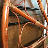 Peacock rattan headof