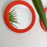 Round orange mirror SYLA 1970