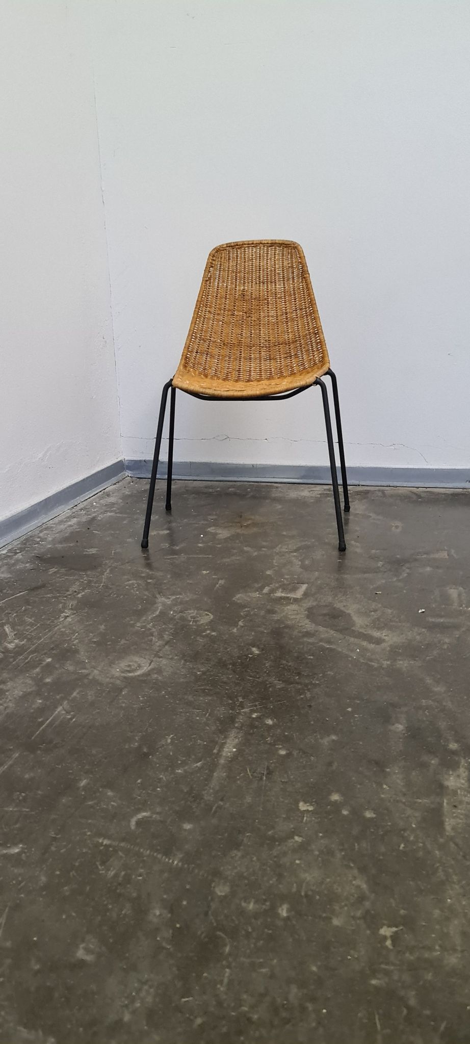 Wicker chair 1950