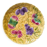 Round slip dish, Sarreguemines earthenware