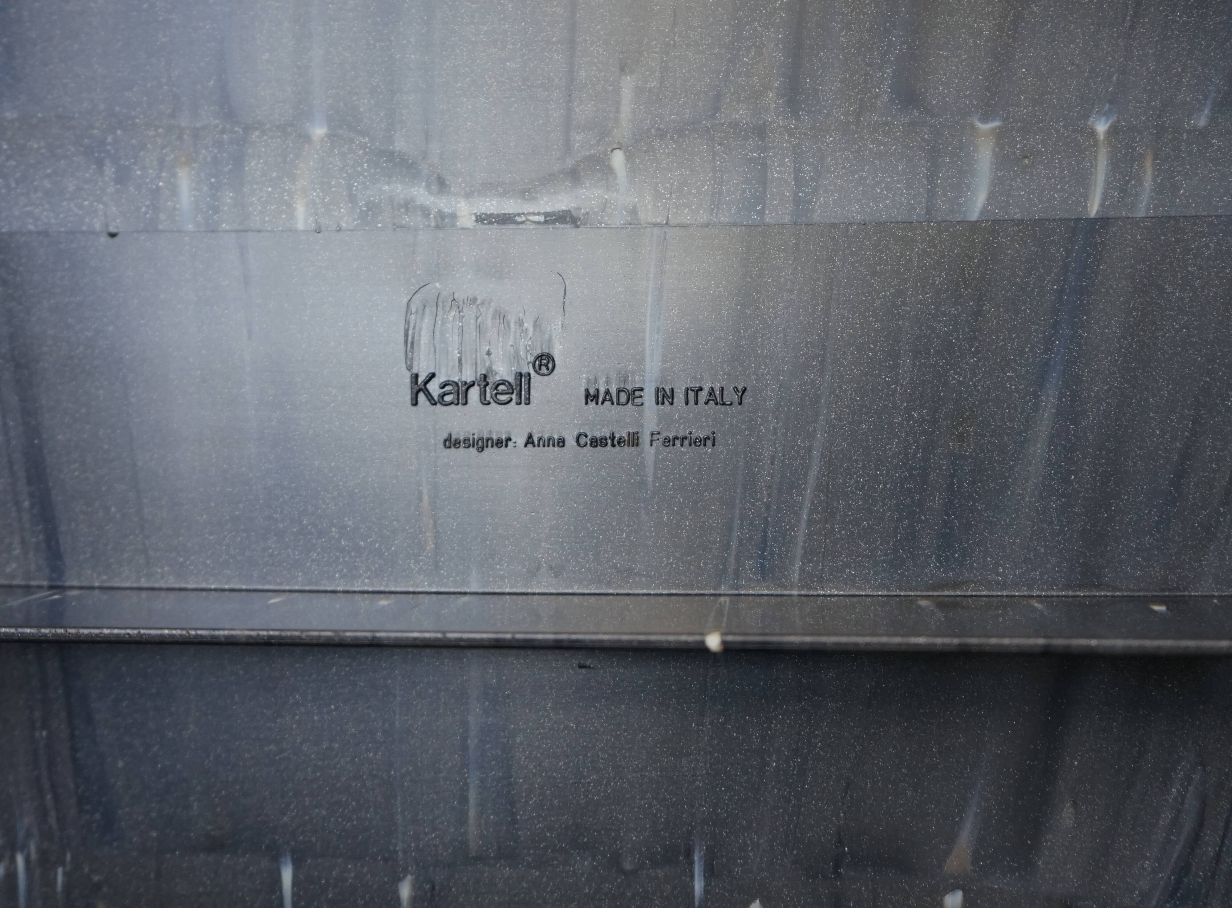 Lounge Chair model 4814 by Anna Castelli Ferrieri for Kartell, 1980s