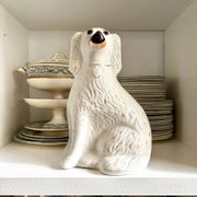 Dog, Cavalier King Charles in Staffordshire earthenware no. 9, circa 1860